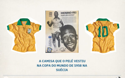 SAPHIRA APRESENTA A CAMISA DO MENINO REI PELÉ